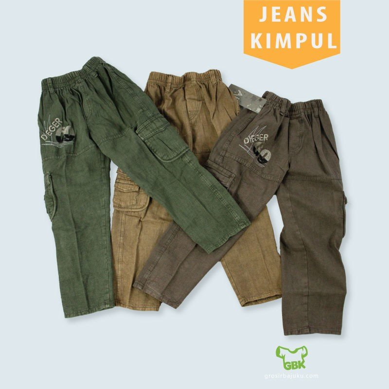 Pusat Grosir Baju Murah Solo Klewer 2024 Supplier Jeans Kimpul Anak Murah di Solo  