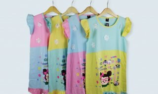 Pusat Grosir Baju Murah Solo Klewer 2021 Konveksi Dress Zahira Anak Termurah di Solo 