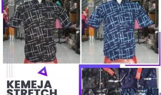 Pusat Grosir Baju Murah Solo Klewer 2021 Distributor Kemeja Stretch Dws Pdk Rp. 35.000 