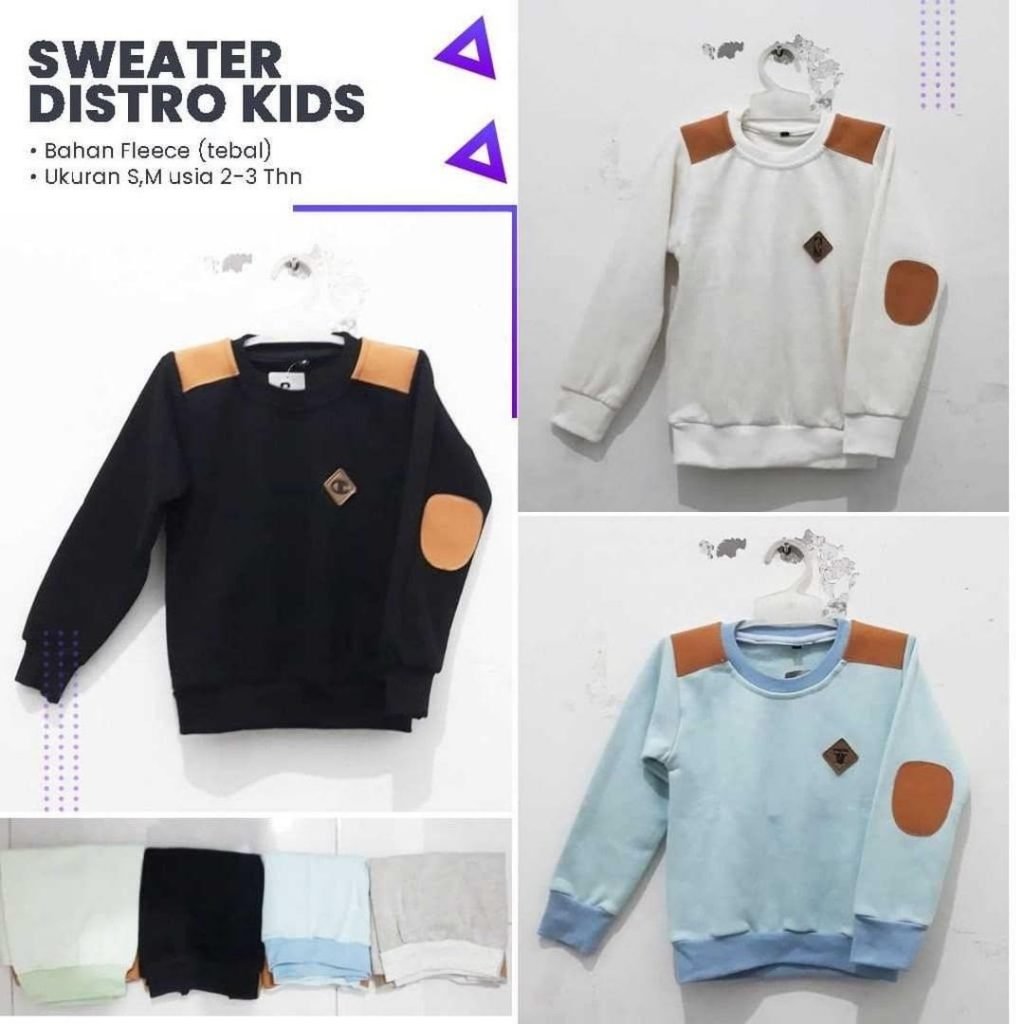 Pusat Grosir Baju Murah Solo Klewer 2024 Grosir Sweater Distro Kids Rp. Rp 20.000  