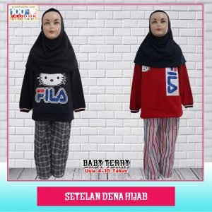 Pusat Grosir Baju Murah Solo Klewer 2024 Set Dena Hijab  