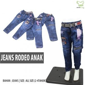Pusat Grosir Baju Murah Solo Klewer 2024 Jeans Rodeo Anak  